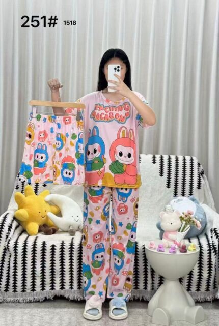PIJAMA DE 3 PCS.
