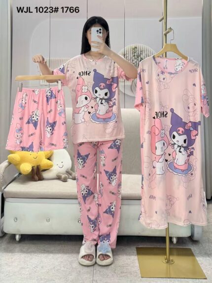 CONJUNTO DE PIJAMA DE 4 PCS.