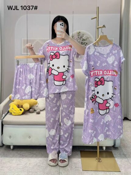 PIJAMA DE 4 PCS