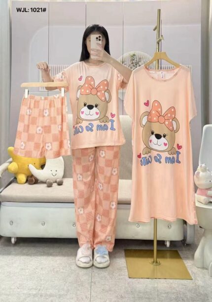 PIJAMA DE 4 PCS