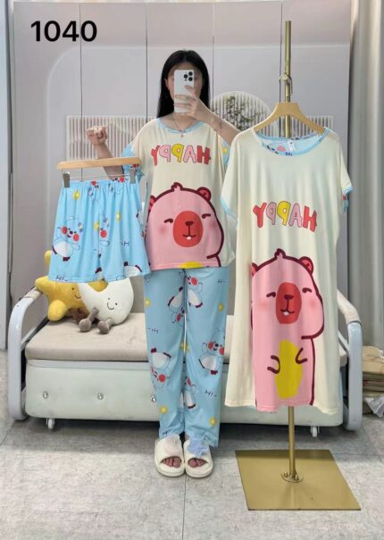 PIJAMA DE 4 PCS.